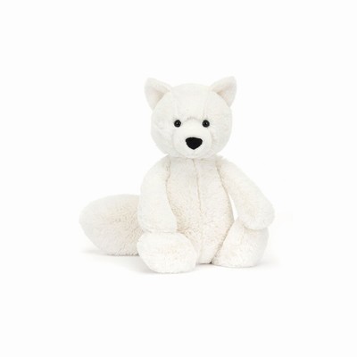 Jellycat Bashful Arctic Fox Australia | 149037KOZ